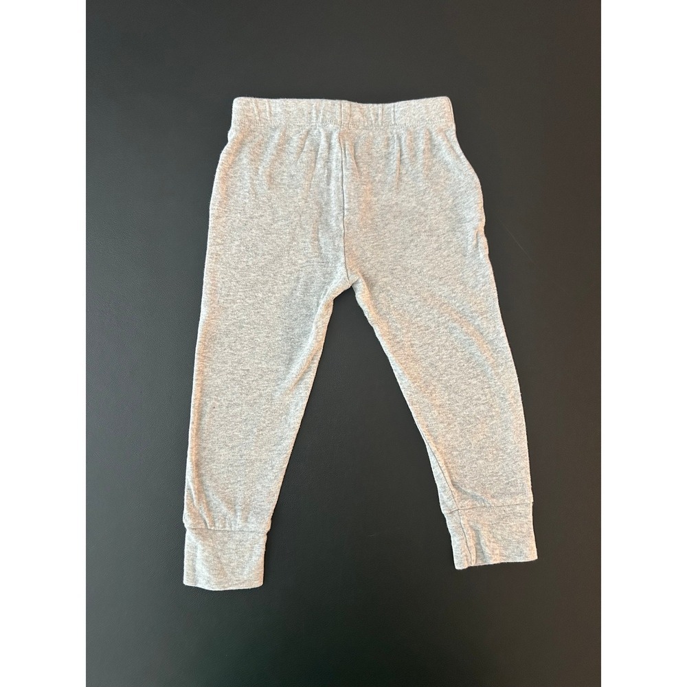 Burt's Bees Baby Grey Heather Cotton Leggings Toddler 18M (1292)